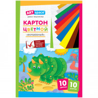 Канц. товары картон цветной мелованный в папке А4 10 цв. 10 л.с золотым и серебрянным "Волшебный" Спейс Арт. Нк10-10_049 Канц. товары картон цветной мелованный в папке А4 10 цв. 10 л.с золотым и серебрянным "Волшебный" Спейс Арт. Нк10-10_049
