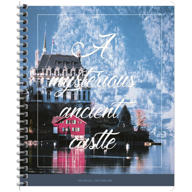 Тетрадь 48л., А5, клетка на гребне ArtSpace "Путешествия. Mysterious castle"