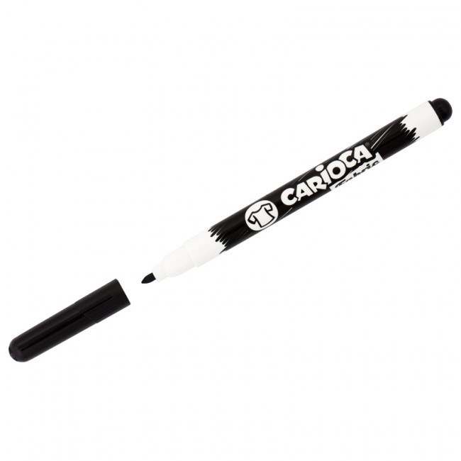 Фломастер для ткани Carioca "Fabric Liner" черный Фломастер для ткани Carioca "Fabric Liner" черный