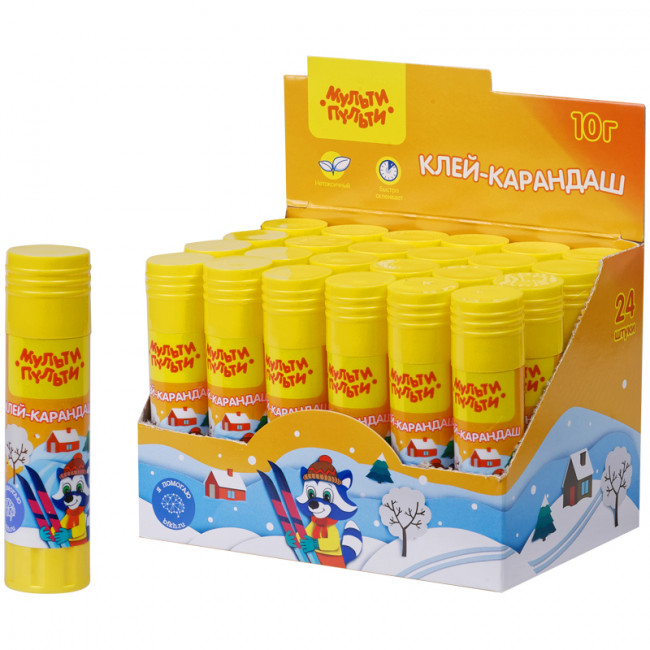 Клей-карандаш Мульти-Пульти, 10г, ПВП Клей-карандаш Мульти-Пульти, 10г, ПВП