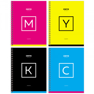 Тетрадь 48л., А5, клетка на гребне BG "Cmyk"
