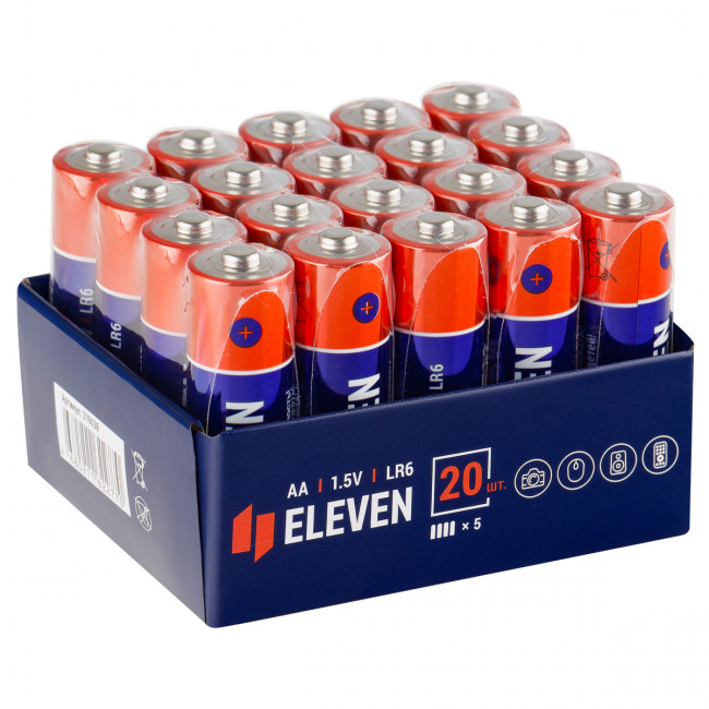Батарейка Eleven AA (LR6) алкалиновая, OS20 Батарейка Eleven AA (LR6) алкалиновая, OS20