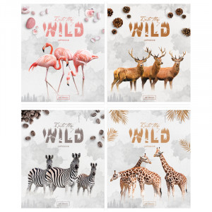 Тетрадь 48л., А5, линия ArtSpace "Животные. Into the wild", эконом