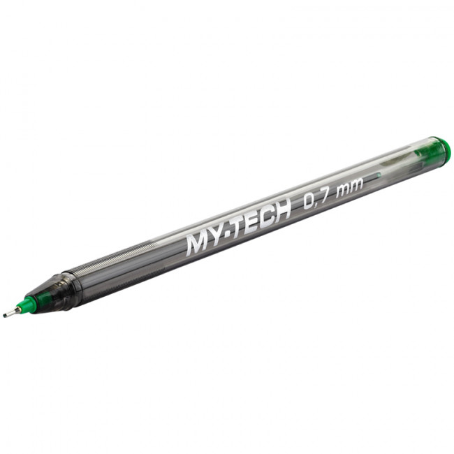 Ручка шариковая PenSan "My-Tech" зеленая, 0,7мм, игольчатый стержень, на масляной основе Ручка шариковая PenSan "My-Tech" зеленая, 0,7мм, игольчатый стержень, на масляной основе