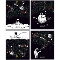 Тетрадь 96л., А5, линия BG "My space", эконом