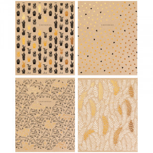 Тетрадь 48л., А5, клетка Greenwich Line "Kraft pattern", крафт картон, тиснение фольгой, 70г/м2 Тетрадь 48л., А5, клетка Greenwich Line "Kraft pattern", крафт картон, тиснение фольгой, 70г/м2