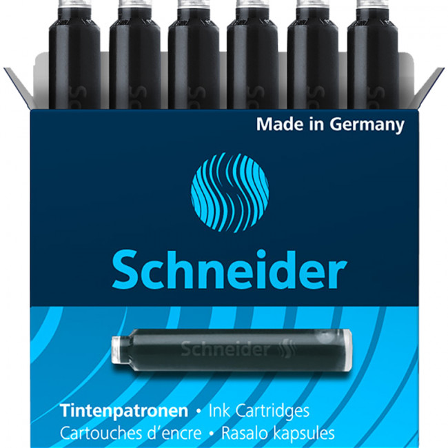 Картриджи чернильные Schneider черные, 6шт., картонная коробка Картриджи чернильные Schneider черные, 6шт., картонная коробка