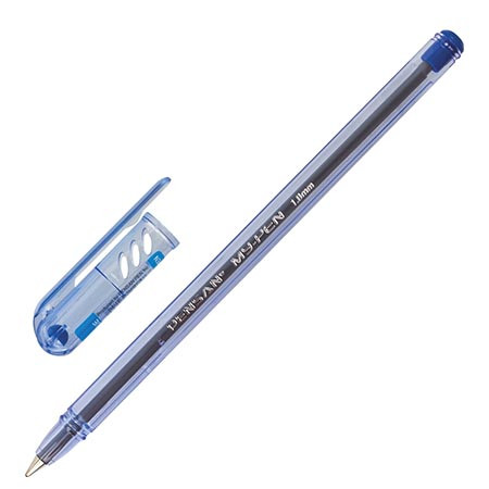 Ручка шариковая " Pensan " My-Pen синяя 1мм, толщина письма 0,7мм, чернила на масляной основе, тонированный синий корпус Ручка шариковая " Pensan " My-Pen синяя 1мм, толщина письма 0,7мм, чернила на масляной основе, тонированный синий корпус